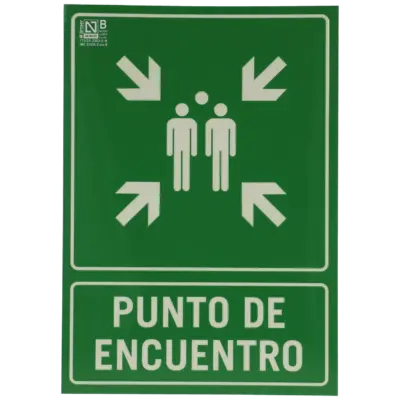 Cartel punto de encuentro