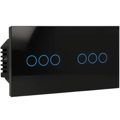 Kit con panel doble e interruptor