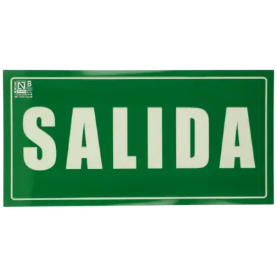 Cartel salida
