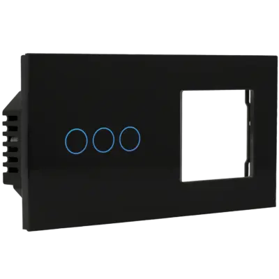 Kit con panel doble e interruptor
