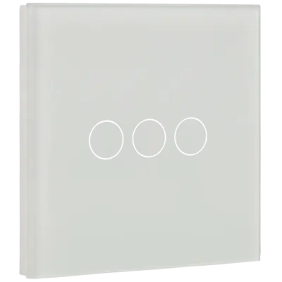 Panel de interruptor simple con 3 botones
