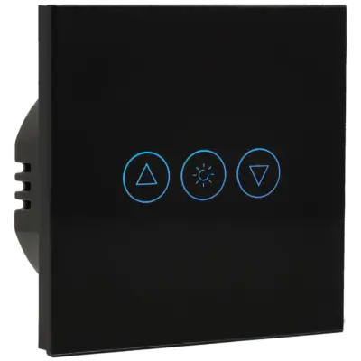 Kit con panel e interruptor de persiana