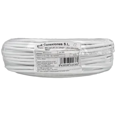 Cable alarma apantallado 4+2 hilos
