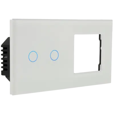 Kit con panel doble e interruptor
