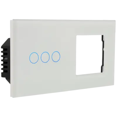 Kit con panel doble e interruptor