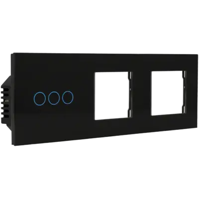 Kit con panel triple e interruptor