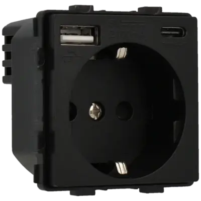 Enchufe con 2 puertos usb