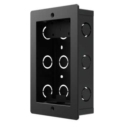 Akuvox Panel frontal y caja de registro encastrada AK-BR-R20A-BLACK-F