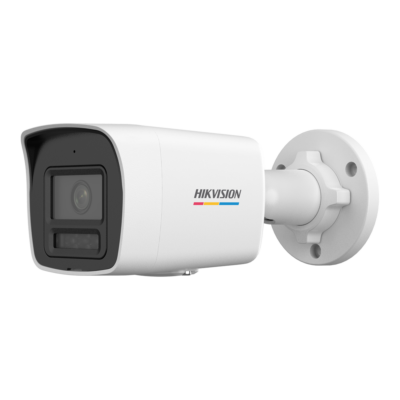 Hikvision Cámara Bullet IP gama VALUE Resolución 6 Mpx (3200x1800) color blanco 6 MP, 2.8 mm, PoE DS-2CD1067G3-LIU(2.8mm)