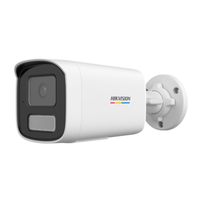 Hikvision Cámara Bullet IP gama VALUE Resolución 2 Mpx (1920x1080) color blanco 2 MP, 2.8 mm, PoE DS-2CD1T27G3-LIU(2.8mm)