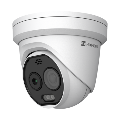 Hikmicro Cámara térmica Dual IP Hikmicro 5 MP, 1.8mm (term) / 2mm (vis) HM-TD1218-2/G0/T1A