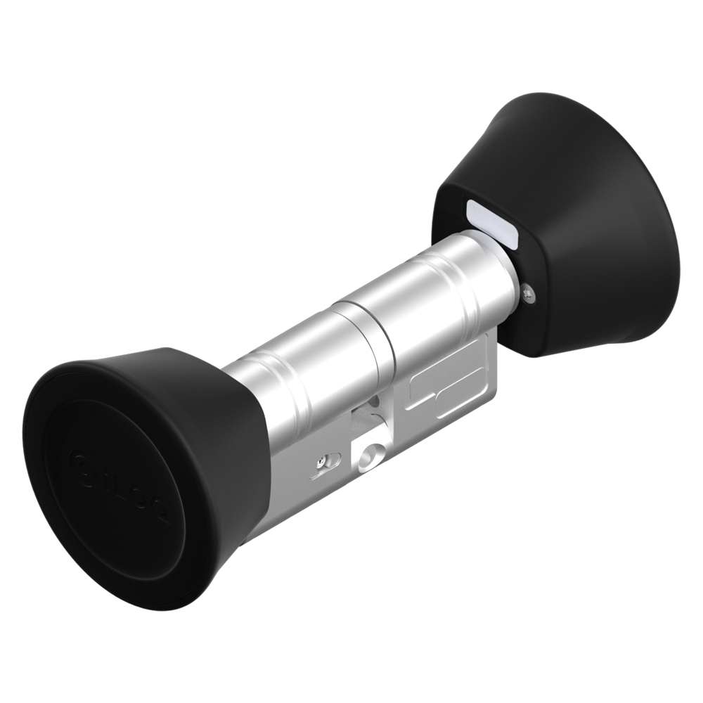 Iloq Cilindro inteligente S50 con lector largoApertura con TAG NFC o APP móvilSin necesidad de batería (alimentado con NFC)Dimensiones ILOQ-S50-CYLINDER-3030-DOUBLE-LL