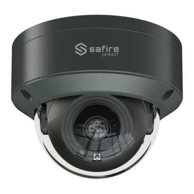 Safire Smart Cámara Domo IP gama B2 económica color gris 4 MP, 2.8 mm, WiFi, PoE SF-IPD040A-4B2-GREY