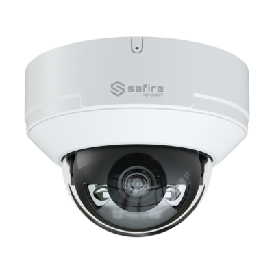 Safire Smart cámara Domo IP gama E1 con AI color blanco 4 MP, 2.8 mm, WiFi, PoE SF-IPD040A-4E1-NIGHTPRO