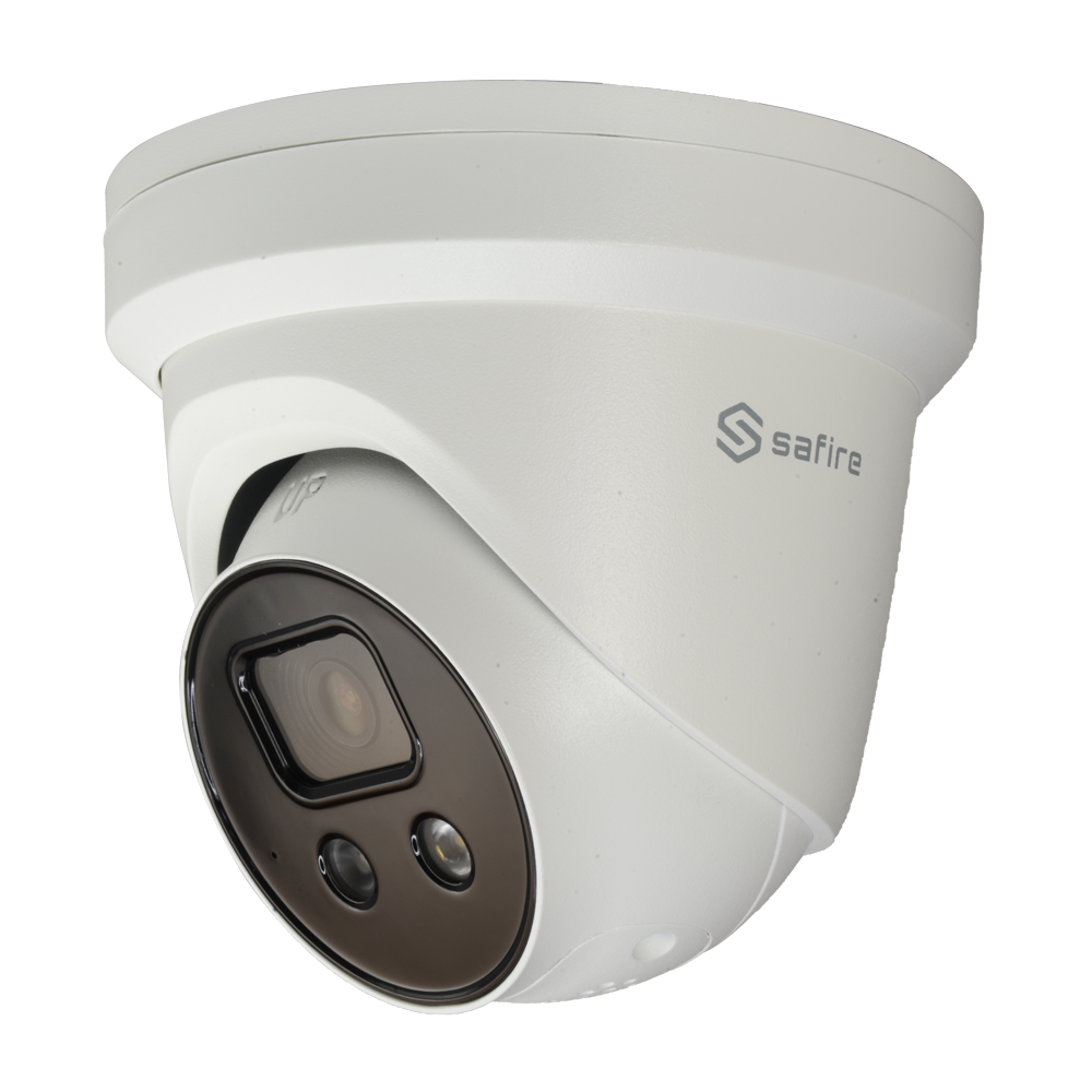 Safire Cámara IP 4 Megapixel 1/2.7" Ultra Low Light sensor color blanco 4 MP, 2.8 mm, WiFi, PoE SF-IPT838UWHA-4U-AI2