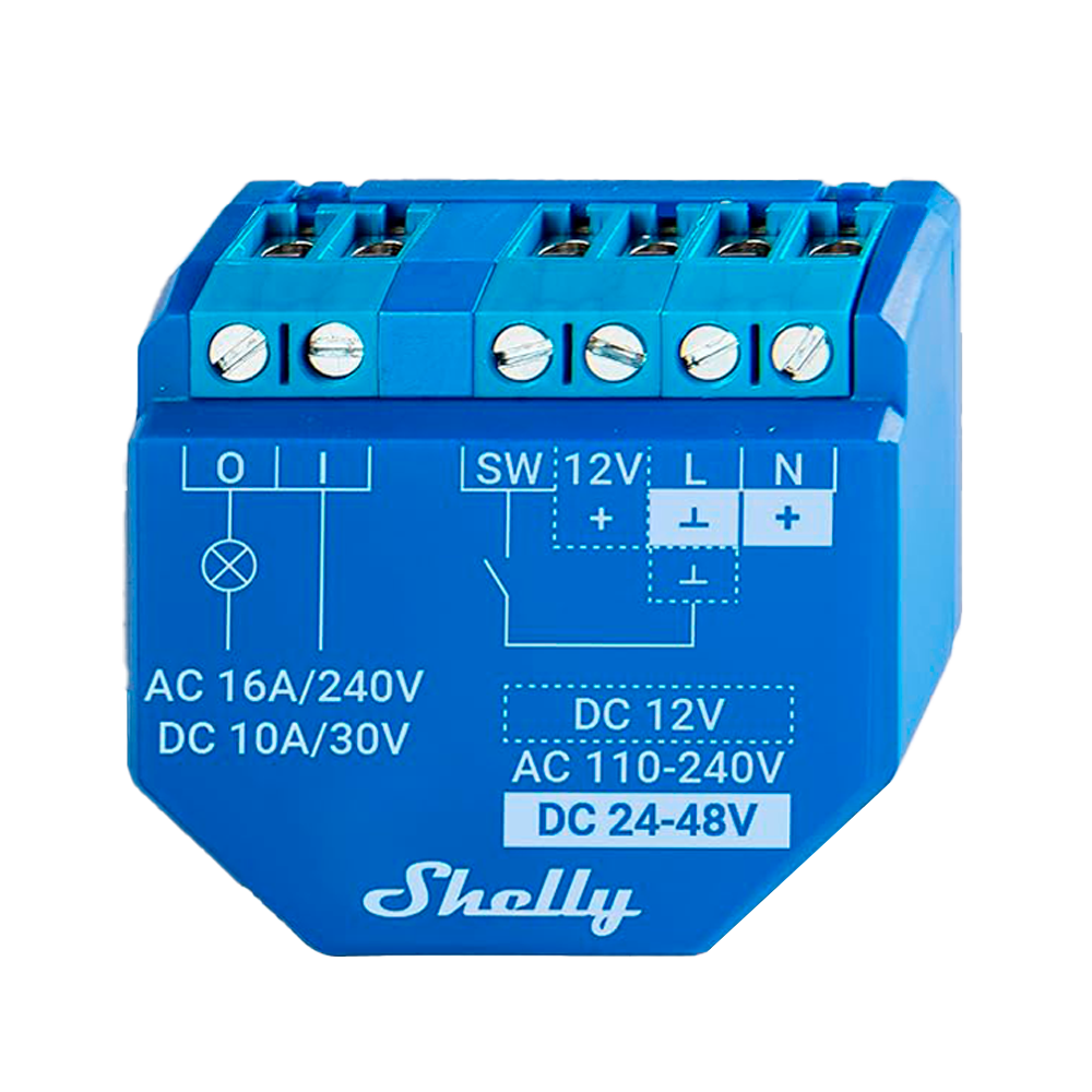 Shelly Relé Shelly Plus 1 Controlador Inteligente SH-PLUS-1