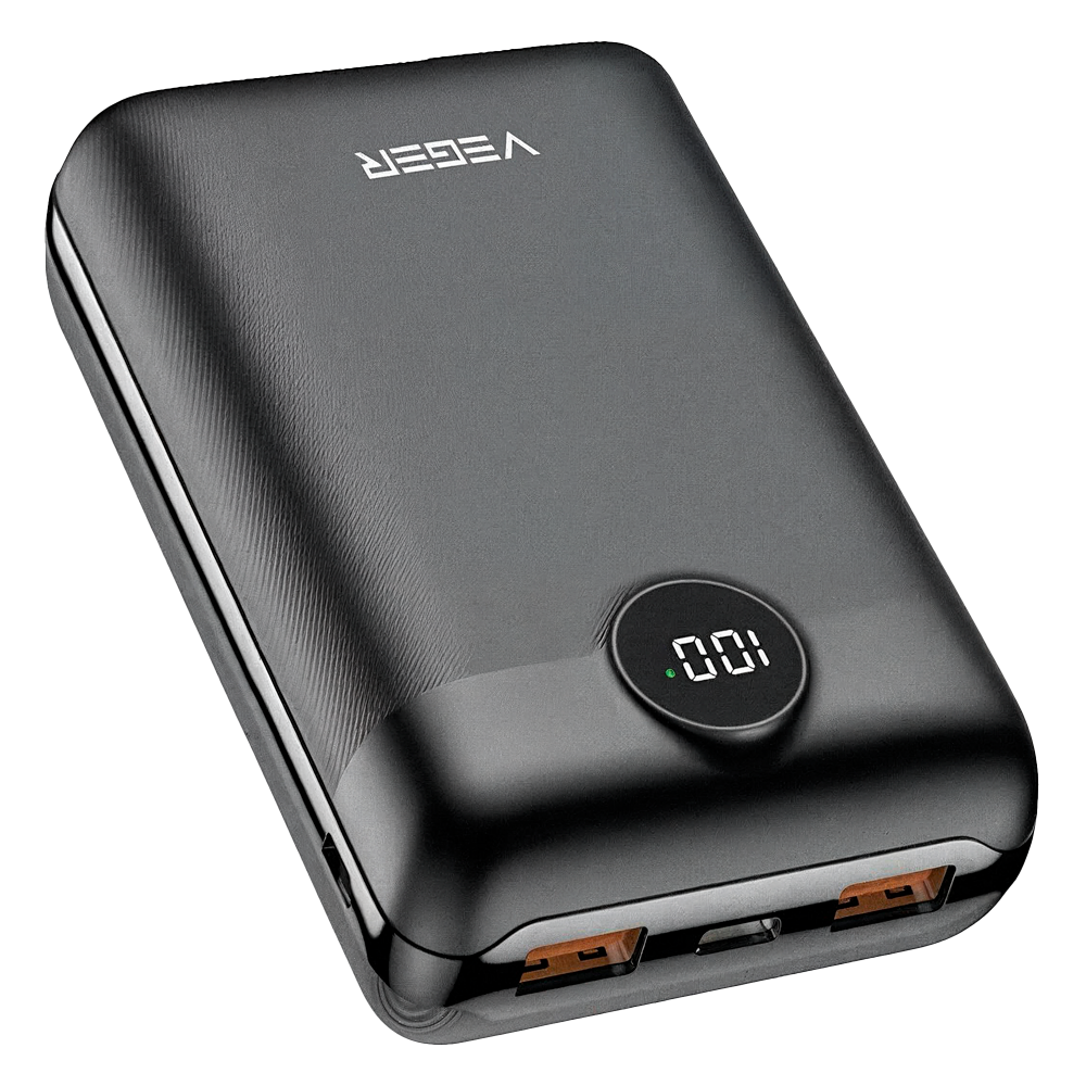 Veger Mini Power Bank Capacidad 20000mAh color negro VG-W2053