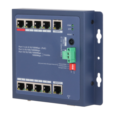 Dahua Security Industrial L2 Managed Switch XS-SWI1008HIPOE-MFC-90-DIN
