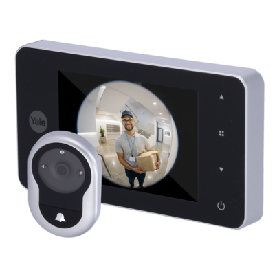 Yale Mirilla digital con timbre Cámara 0.3 Mpx YALE-DOORVIEWER4500-SILVER