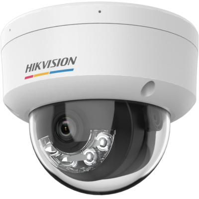 Hikvision Cámara Domo IP gama VALUE Resolución 2 Mpx (1920x1080) color blanco 2 MP, 2.8 mm, PoE DS-2CD1127G3-LIU(2.8mm)