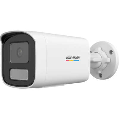 Hikvision Cámara Bullet IP gama VALUE Resolución 6 Mpx (3200x1800) color blanco 6 MP, 2.8 mm, PoE DS-2CD1T67G3-LIU(2.8mm)