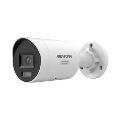 Hikvision cámara Bullet IP gama PRO color blanco 4 MP, Dos lentes en una 2.8/4 mm, PoE DS-2CD2046G3-IZ2UY(2.8/4mm)