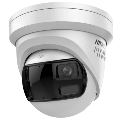 Hikvision Cámara IP Turret Panorámica 180º gama PRO 8 MP, 2 mm, PoE DS-2CD2383G2P-LISU/SL(180°)