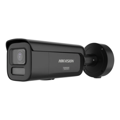 Hikvision cámara IP Bullet gama PRO ColorVu3.0 color negro 6 MP, 2.8 ~ 12 mm Motorizada, PoE DS-2CD2667G3-LIZS2UY/SRB(2.8-12)BLK