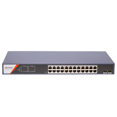 Hikvision Switch PoE Gestionable DS-3E1526P-SI-24P2F