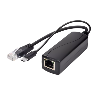 Separador PoE económico y práctico de 23W. - Divide energía y datos de red simultáneamente. - Soporta carga rápida QC3.0 y PD3.0 de Tipo-C. - Transmisión de alta velocidad hasta 2.5 Gbps. - Protección por aislamiento y cortocircuito. - Diseño portátil y Plug and Play sin configurar.