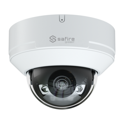 Safire Smart Cámara Dome IP gama E Inteligencia Artificial color blanco 4 MP, 2.8 mm, WiFi, PoE SF-IPD040A-4E2-DL