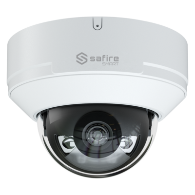 Safire Smart Cámara Domo IP gama E1 con AI color blanco 8 MP, 2.8 mm, WiFi, PoE SF-IPD040A-8E1-NIGHTPRO