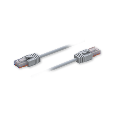 Safire Cable de red Categoría 5E (CAT.5E) color blanco-gris TK-PR2LA15B