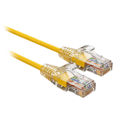Safire Cable UTP Slim de parcheo Ethernet color amarillo UTP6A-SLIM-015Y