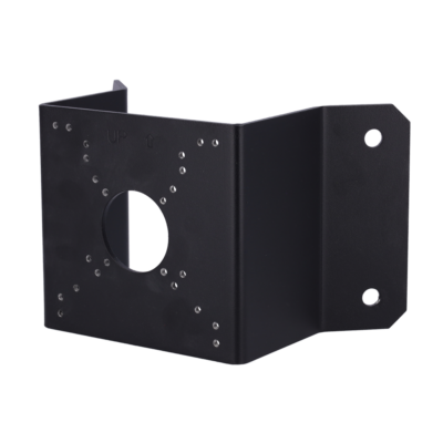 Uniview Soporte de esquina Para cámaras Bullet y domo color negro UV-TR-UC08-C-V2-BLACK