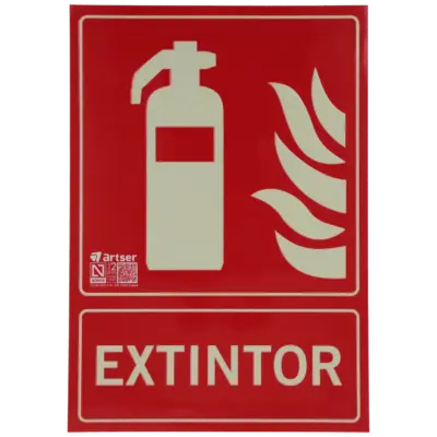 Cartel extintor