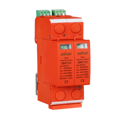 CCTV & Alarmas Protector contra sobretensiones transitorias EBS7UZ-600V-20kA-T2-2P