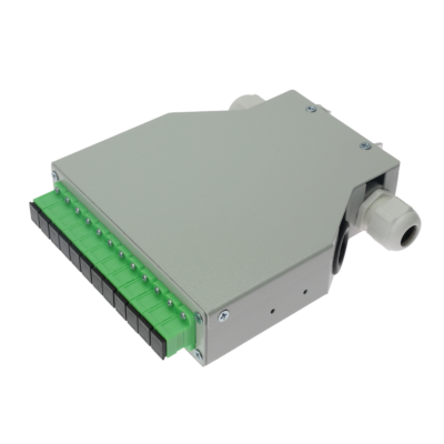 CCTV & Alarmas Caja de distribución de fibra para carril DIN FIBERBOX-DIN-12-SC-APC
