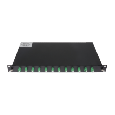 CCTV & Alarmas Panel de parcheo 1U para rack de 19 pulgadas PP-FIBER-12-LC-APC