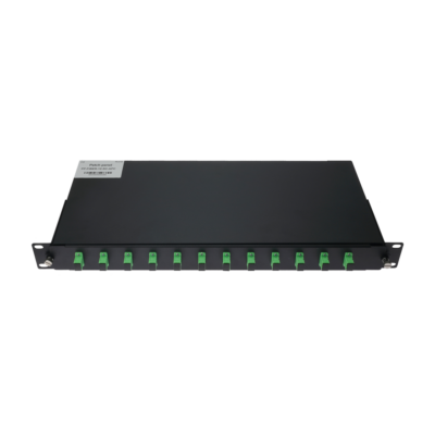 CCTV & Alarmas Panel de parcheo 1U para rack de 19 pulgadas PP-FIBER-12-SC-APC