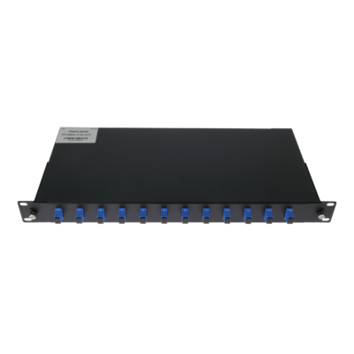 CCTV & Alarmas Panel de parcheo 1U para rack de 19 pulgadas PP-FIBER-12-SC-UPC