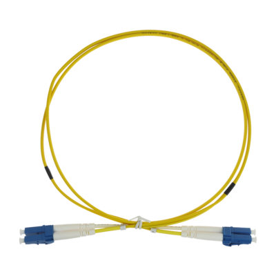 Safire Cable de conexión de fibra óptica color amarillo SF-LC-UPC-LC-UPC-SM-DX-1M