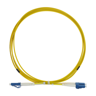Safire Cable de conexión de fibra óptica color amarillo SF-LC-UPC-LC-UPC-SM-DX-2M