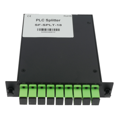 CCTV & Alarmas Splitter óptico PLC de alta precisión color amarillo SF-SPLT-18