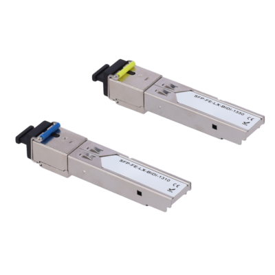 CCTV & Alarmas Kit de módulos transceptores SFP SFP-20KM-SM1550/1310-BIDI-FE-PAIR