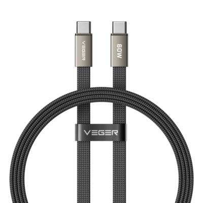Veger Cable USB 2.0 para cualquier dispositivo color negro VG-CC06-MTB