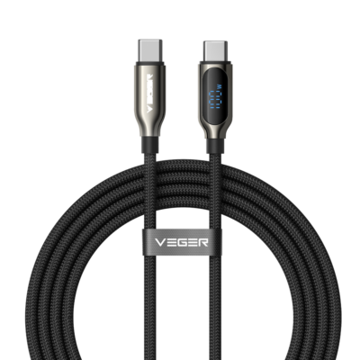Veger Cable USB 2.0 para cualquier dispositivo color negro VG-CC1-XHJ
