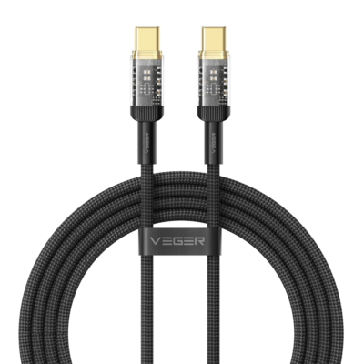 Veger Cable USB 2.0 para cualquier dispositivo color negro VG-CC2-TMD