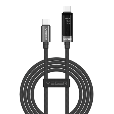 Veger Cable USB 2.0 para cualquier dispositivo color negro VG-DC120-CC1.5