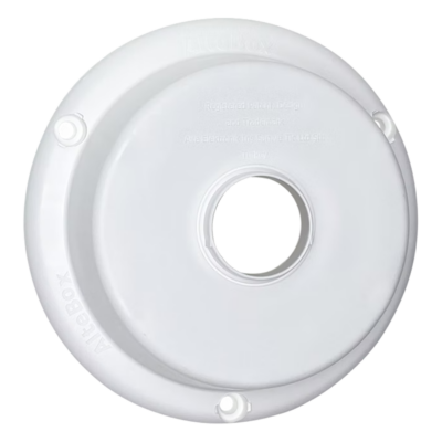 Altebox Caja de conexiones Para cámaras domo, turret y bullet color blanco AB-7004